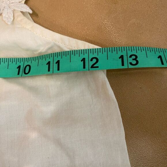 CYNTHIA VINCENT CREAM COTTON SUNDRESS SIZE 6 EUC - Picture 9 of 10